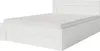 A white bed frame with a mattress on a white background. Náhled obrázku produktu