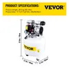VEVOR Silent Flüsterkompressor 40L Druckluftkompressor Produktbild-Vorschau 7