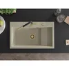 Mexen Omar zlewozmywak granitowy 1-komorowy 800 x 480 mm, Podgląd zdjęcia produktu 4