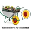 Yakimz Schubkarrenrad Reifen Ersatzrad mit Achse Vollgummi Produktbild-Vorschau 4