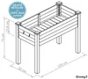 needs&wants® Hochbeet aus Holz für Garten Balkon Terrasse, Produktbild-Vorschau 7