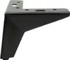Set von 4 Möbelbeinen „Stern“ in Mattschwarz, Höhe 10 cm, Produktbild-Vorschau 3