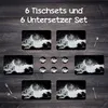 Tischset 6x45x30 cm + 6x10fi cm Platzset Tischmatte Produktbild-Vorschau 4