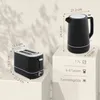 Zestaw tostera HOMCOM Kettle 2200 W, 1,7 l, toster na 2 Podgląd zdjęcia produktu 3