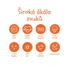 ZOPA Silikónový detský budík s nočným osvetlením a hudbou, Náhľad obrázku produktu 8
