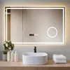 Badspiegel mit LED Beleuchtung Wandspiegel, 3-fach Produktbild-Vorschau 1