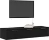 Schwarzer Eichen-Wandschrank 102x30x20 cm Aus Produktbild-Vorschau 3