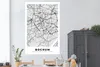 MuchoWow® Poster Deutschland - Stadtplan - Bochum - Karte Produktbild-Vorschau 2