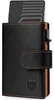 Slim Wallet mit Münzfach RFID Schutz Schwarz-Orange Produktbild-Vorschau 1