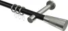 Interdeco Gardinenstange / Vorhangstange Schwarz / Produktbild-Vorschau 1