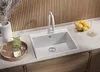 PRIMAGRAN Spülbecken Weiß 58x50cm, Granitspüle 1 Becken + Produktbild-Vorschau 2
