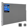 SONGMICS Alu Seitenmarkise 200 x 400 cm 280 g/m² ausziehbar Produktbild-Vorschau 1