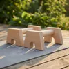 PARALETKI podpórki uchwyty drewniane do pompek kalisteniki Podgląd zdjęcia produktu 5
