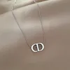 Dámský CD náhrdelník, stříbrný řetízek Náhled obrázku produktu 3