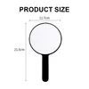 A diagram showing the dimensions of a hand mirror. Produktbild-Vorschau