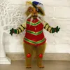Plush Doll Toy Labyrinth Worm Red Hairy Big Mouth Monster Produktbild-Vorschau 3