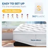 Surmatelas 180 x 200 cm - Mousse viscoélastique - Voir les images du produit 5