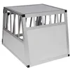 Hundebox Alu Reisebox Box Gitterbox 69x54x50cm : Silber Produktbild-Vorschau 5