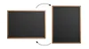 Lavagna nera da gesso in cornice di legno 120x90 cm Anteprima dell’immagine prodotto 6