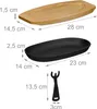 Relaxdays Servierpfanne, 2er Set, Gusseisen, mit Produktbild-Vorschau 4