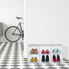 Relaxdays Schuhboxen 6er Set, mit Tür, Schuhorganizer, Produktbild-Vorschau 2