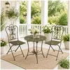 Tischgruppe Lily Braun 2-Sitzer 75 cm hoch zusammenklappbar Produktbild-Vorschau 1