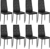 tectake® Set Esszimmerstuhl Julien gepolstert mit Produktbild-Vorschau 2