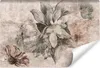 Muralo Selbstklebende Fototapete BLUMEN Pflanzen Beton Produktbild-Vorschau 1