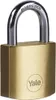 Yale hangslot met sleutel, messing, 40 mm, 3 sleutels, Productafbeelding-voorbeeld 3
