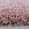 Hochflor Teppich SYDNEY Rosa 80 cm Rund Produktbild-Vorschau 5