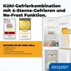 Exquisit Kühl-Gefrierkombination, 193 Liter, No-Frost, Produktbild-Vorschau 2