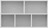 vidaXL Knihovna/bočník bílá 50x25x80 cm Materiál na bázi Náhled obrázku produktu 10