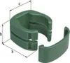 Alberts Fix-Clip Pro® für Pfosten Ø 34 mm grün Produktbild-Vorschau 4