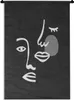 MuchoWow® Wandteppich Wandbehang Illustration - Gesicht - Produktbild-Vorschau 1
