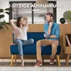 HOMCOM 2-Sitzer Sofa Zweisitzer, Loveseat mit Leinenoptik, Produktbild-Vorschau 6