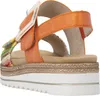 Remonte Espadrilles Sandalen Damen 32313933323038 Orange 37 Produktbild-Vorschau 3