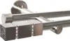 Gardinenstange Set Edelstahl Look Metall Ø 16mm zur Produktbild-Vorschau 1