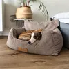 Dogeste Autositz Mittelgroße Hunde Rückbank mit Leine, Produktbild-Vorschau 2