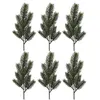 6 x Künstliche Tannenzweige L 40 cm - 8 Triebe für Produktbild-Vorschau 1