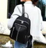 EDIBAZZAR | Sac à dos femme élégant urbain noir boho Voir les images du produit 17