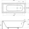 VBChome Badewanne 160x70 cm Acryl SET Schürze Siphon Wanne Produktbild-Vorschau 3