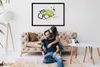 Bild - Bilderrahmen - 100 cm x 70 cm - MDF - Rahmen - Foto Produktbild-Vorschau 3