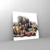 Bilder auf glas - Tiere Koala Löwe Affe - 70x70cm - Produktbild-Vorschau 4