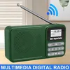 A green digital radio with an antenna is shown in a room setting. Produktbild-Vorschau