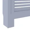MDF Heizkörperverkleidung Grau 205 cm Produktbild-Vorschau 8