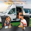ELONEO Chaise de camping pliante avec repose-jambes Voir les images du produit 7