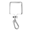 Schaukelhaken 100x100 mm verzinkt mit Karabiner Set Produktbild-Vorschau 2
