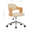 The Living Store Esszimmerstühle 2 Stk. Drehbar Creme Produktbild-Vorschau 9