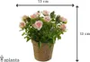 Emerald Künstliche Rose - Lucy | 13 cm, inkl. Dekotopf, für Produktbild-Vorschau 2