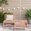 Cloris DesignMöbel Gartensofa ohne Armlehnen mit Hocker Produktbild-Vorschau 3